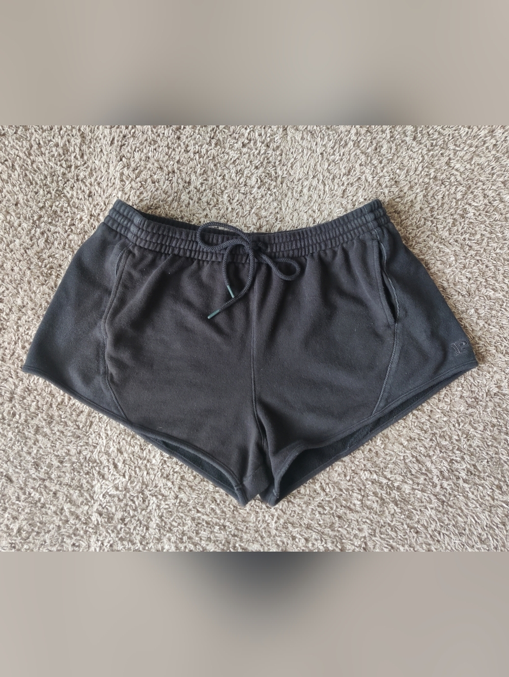 PINK Victoria's Secret Fleece Curved Hem Shorts